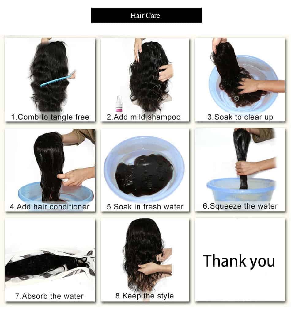 How to care the hair extensions