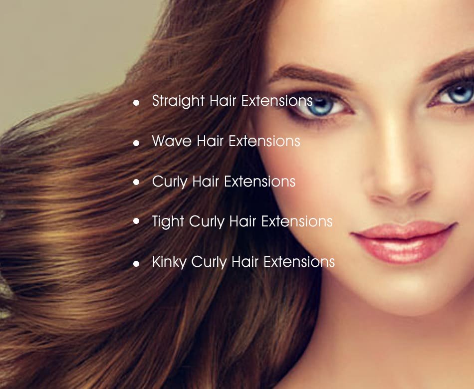 Hair extensions texture