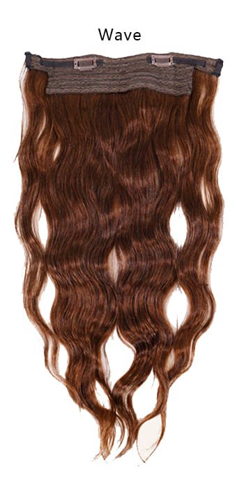 Halo wave human hair extensions