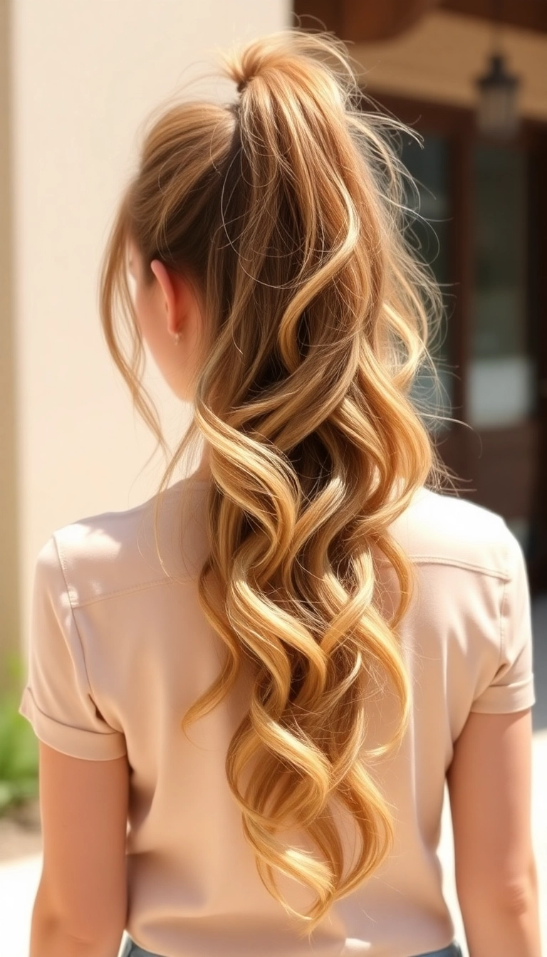 10 Stunning Ponytail Hair Extensions That Will Transform Your Look in Seconds! - 9. Voluminous Messy Ponytail