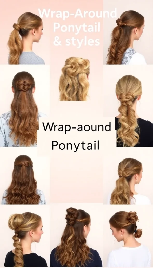 10 Stunning Wrap Around Ponytail Styles That Will Transform Your Look Instantly!