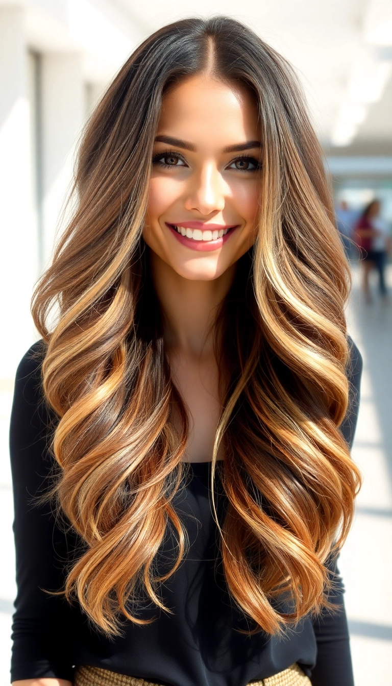 15 Fashionable Clip In Colored Extensions for a Quick Style Upgrade (Check Out #3!) - 3. Ombre Delight