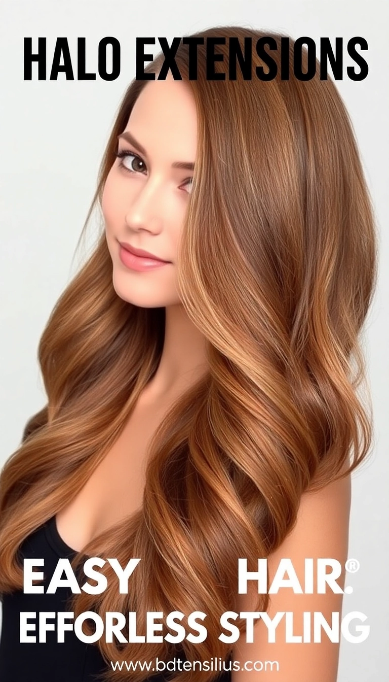 Halo Extensions: Easy Hair Extensions for Effortless Styling