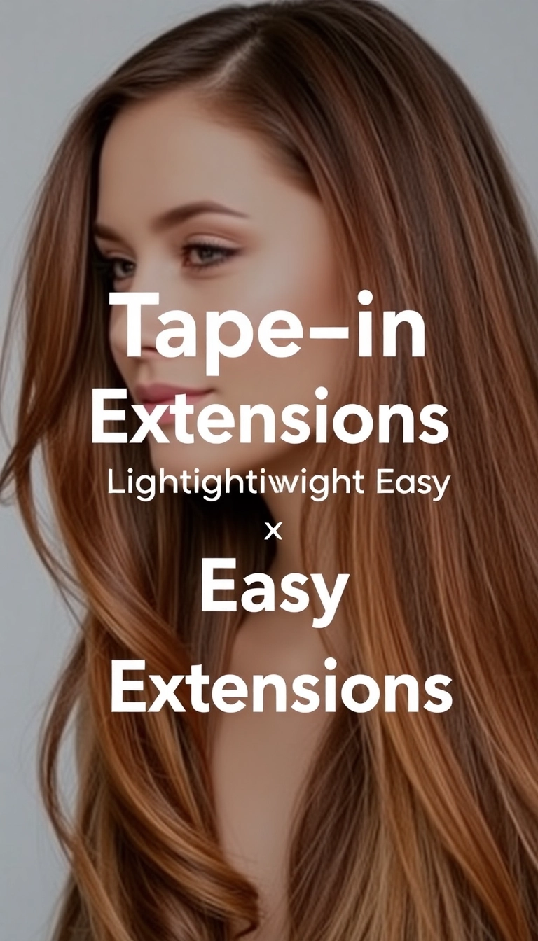 Tape-in Extensions: Lightweight and Easy Hair Extensions