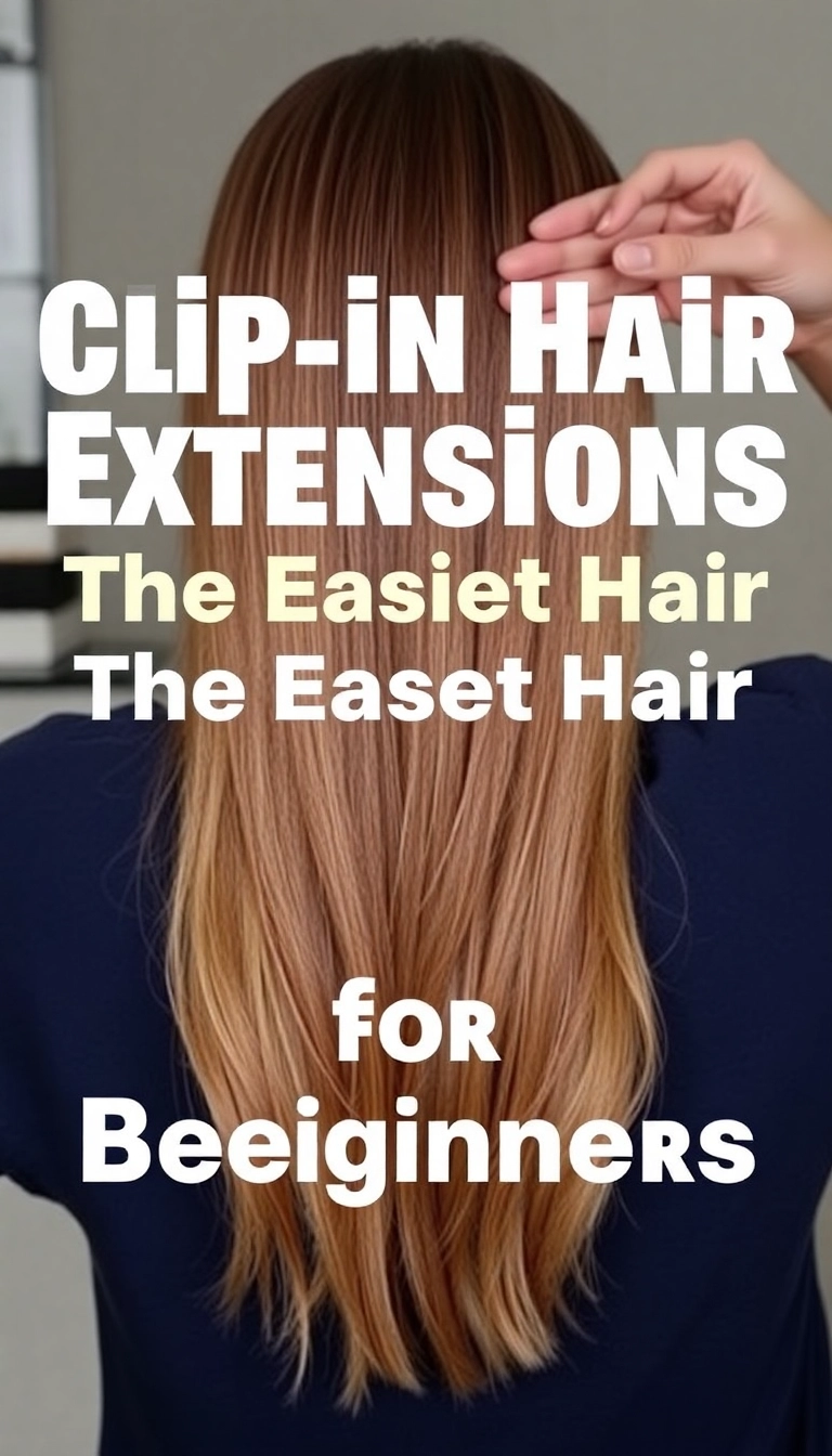 Clip-in Hair Extensions: The Easiest Hair Extensions for Beginners