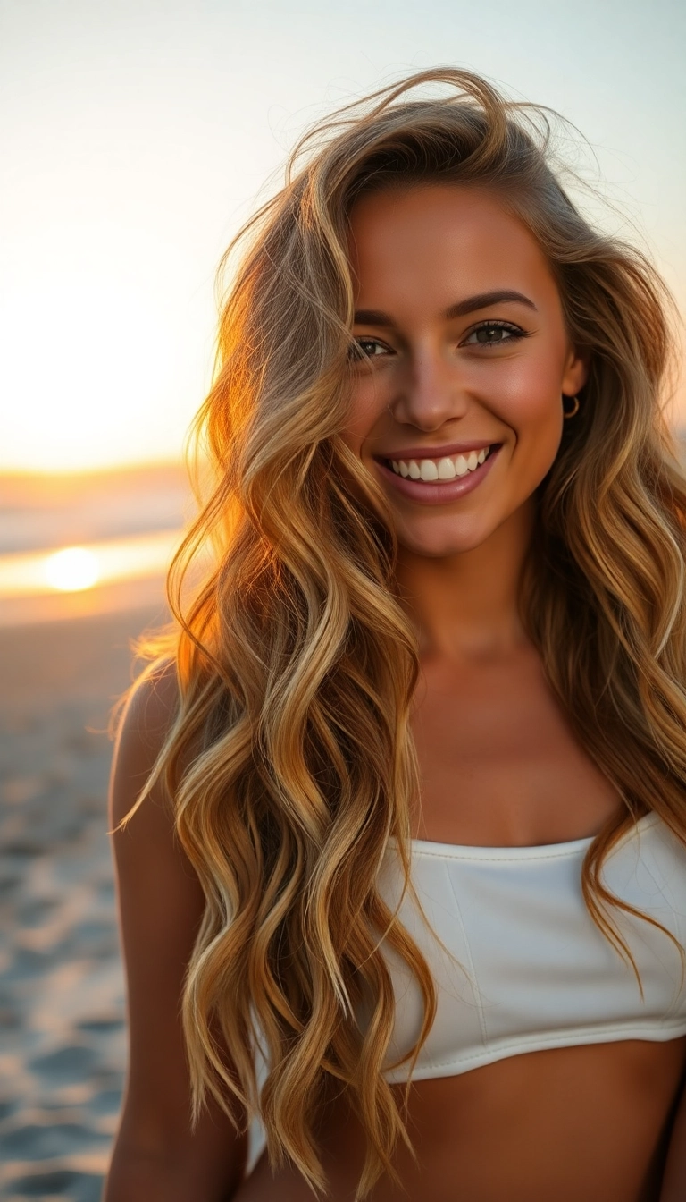 15 Fashionable Clip In Colored Extensions for a Quick Style Upgrade (Check Out #3!) - 6. Sun-Kissed Blonde