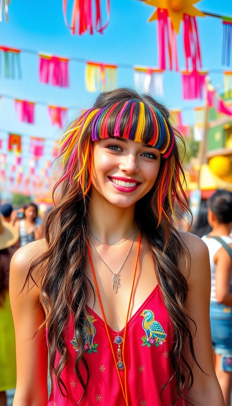 8 Quick and Seamless Clip-Ins for Instant Hair Glam (Get Ready for #4!) - 8. The Festival Fringe