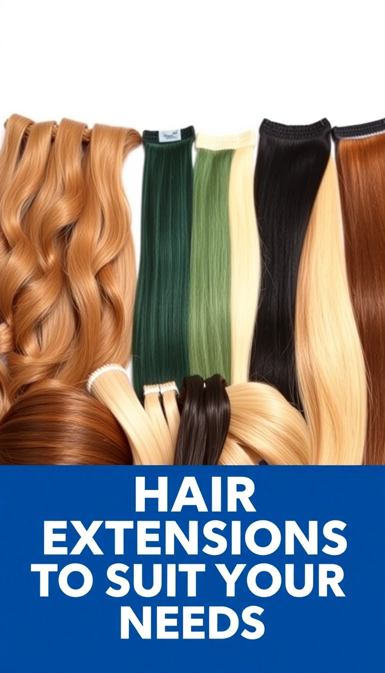 Types of Hair Extensions to Suit Your Needs