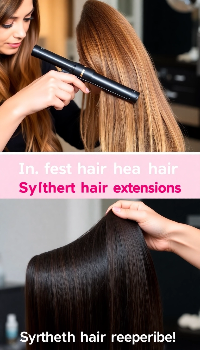 10 Shocking Differences Between Human Hair Extensions and Synthetic Hair You Won't Believe! - 2. Styling Versatility