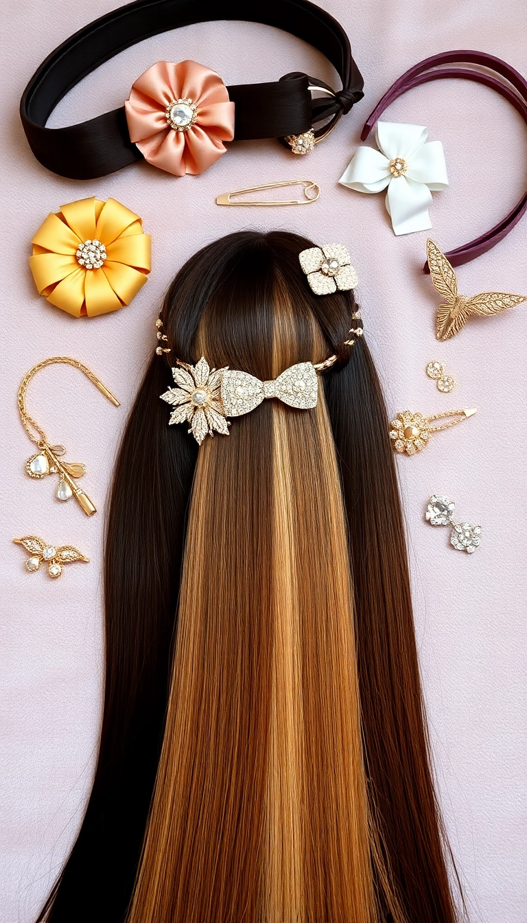 25 Luxurious 100% Human Hair Extensions That Will Make You Feel Like a Queen! - 15. The Ultimate Accessorization