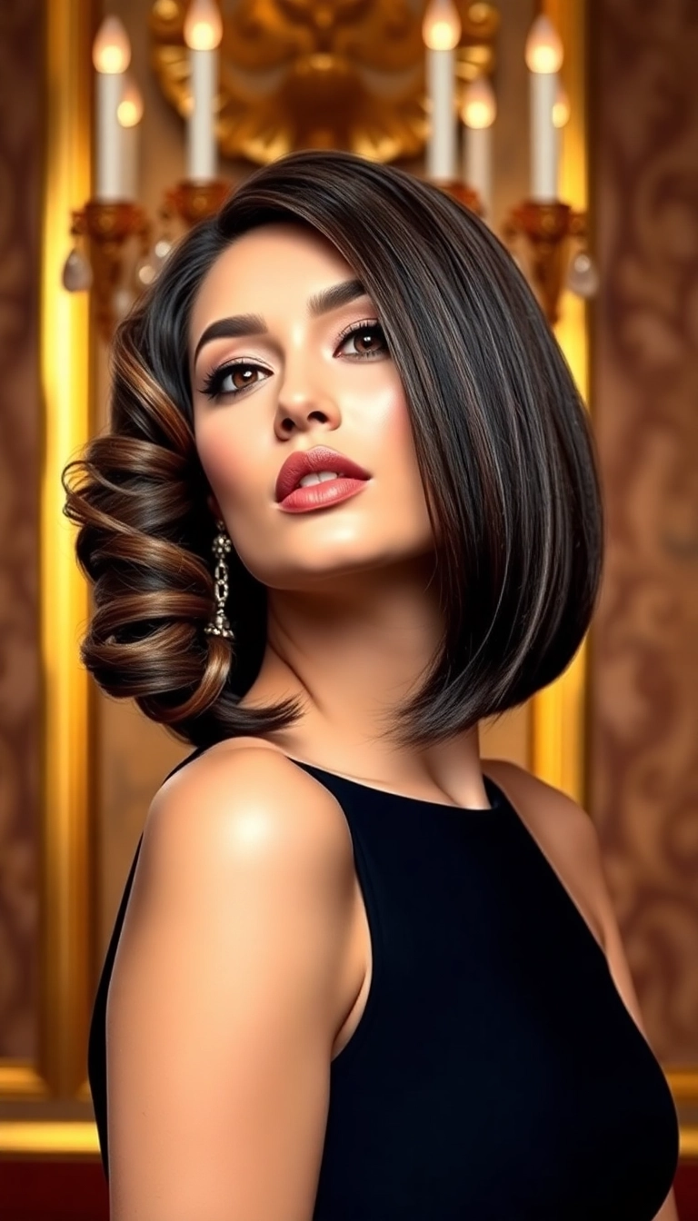 15 Stunning Shoulder Length Haircuts That'll Transform Your Look (You Won't Believe #9!) - 4. The Side-Swept Bob