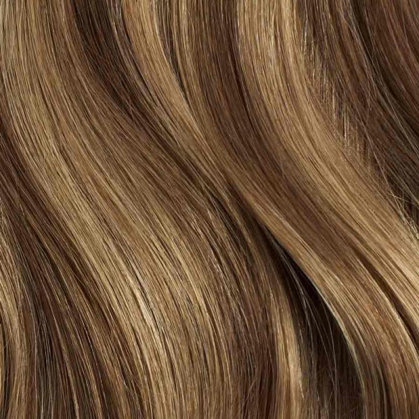Chestnut Brown Highlights Hair Extensions
